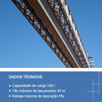 Treliça de Lançamento de Vigas